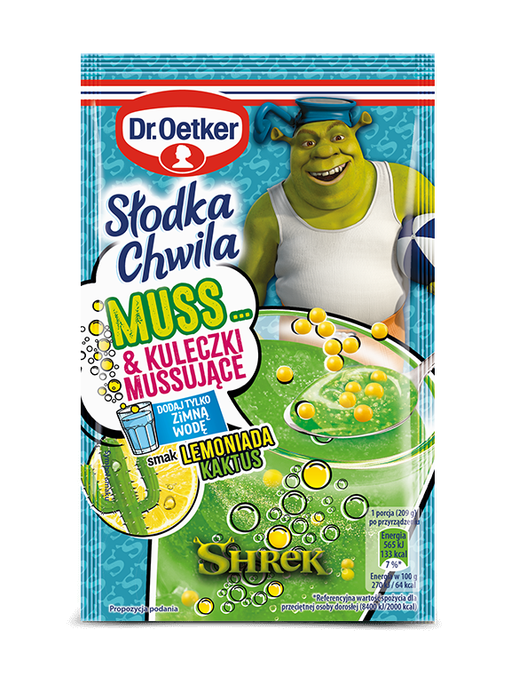 Muss Shrek smak lemoniada-kaktus & mussujące kuleczki